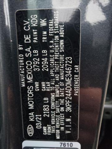 Photo 11 VIN: 3KPF24AD0ME346723 - KIA FORTE 