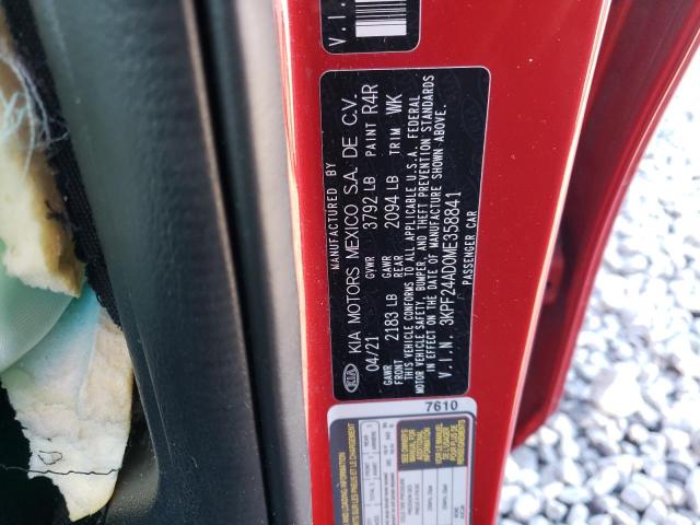 Photo 12 VIN: 3KPF24AD0ME358841 - KIA FORTE FE 