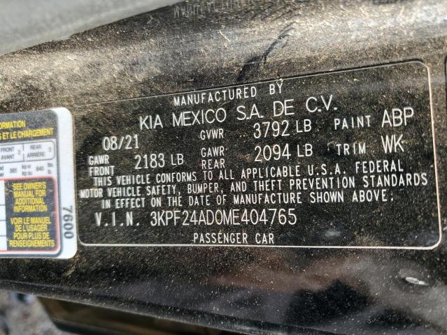 Photo 11 VIN: 3KPF24AD0ME404765 - KIA FORTE FE 