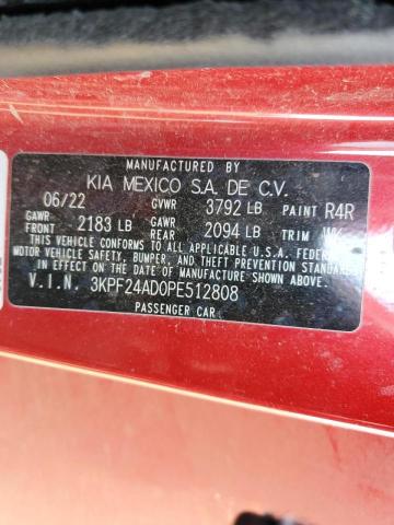 Photo 11 VIN: 3KPF24AD0PE512808 - KIA FORTE LX 