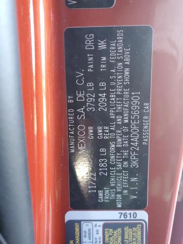 Photo 12 VIN: 3KPF24AD0PE569901 - KIA FORTE LX 