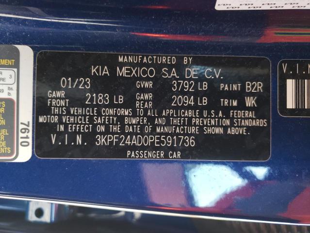 Photo 11 VIN: 3KPF24AD0PE591736 - KIA FORTE 