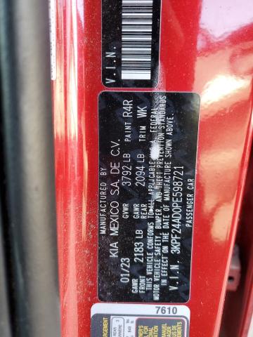 Photo 11 VIN: 3KPF24AD0PE598721 - KIA FORTE LX 