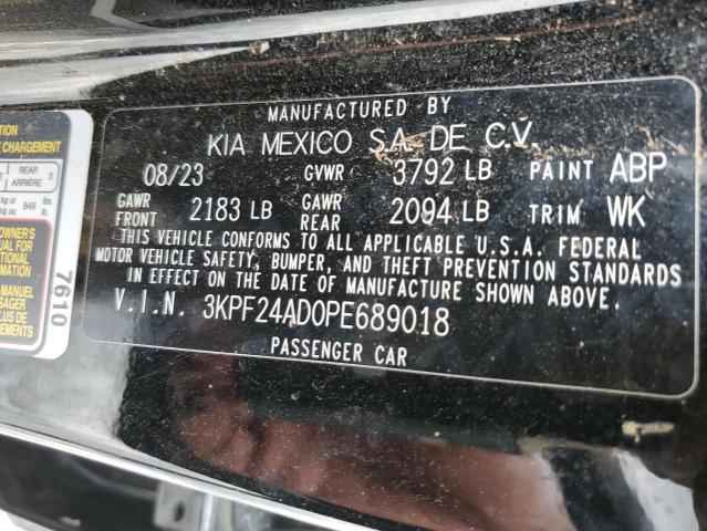 Photo 11 VIN: 3KPF24AD0PE689018 - KIA FORTE LX 