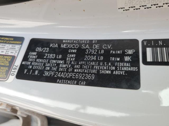 Photo 12 VIN: 3KPF24AD0PE692369 - KIA FORTE LX 