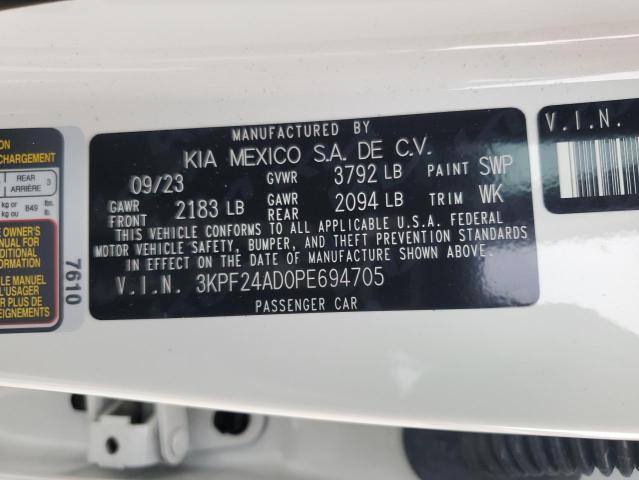 Photo 11 VIN: 3KPF24AD0PE694705 - KIA FORTE 