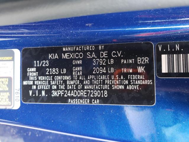 Photo 11 VIN: 3KPF24AD0RE729018 - KIA FORTE LX 