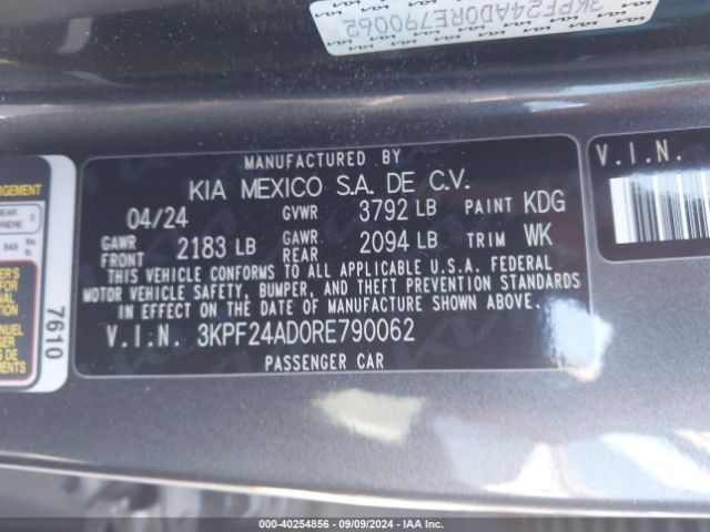 Photo 8 VIN: 3KPF24AD0RE790062 - KIA FORTE 