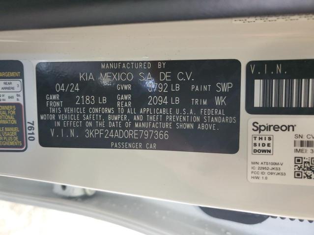 Photo 12 VIN: 3KPF24AD0RE797366 - KIA FORTE LX 