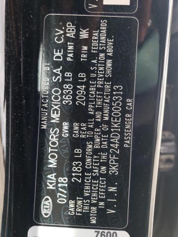 Photo 11 VIN: 3KPF24AD1KE005313 - KIA FORTE 