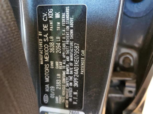 Photo 9 VIN: 3KPF24AD1KE079587 - KIA FORTE FE 