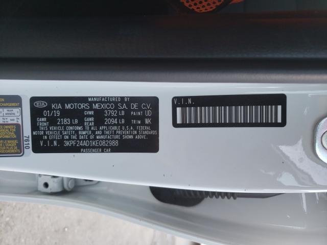 Photo 9 VIN: 3KPF24AD1KE082988 - KIA FORTE FE 