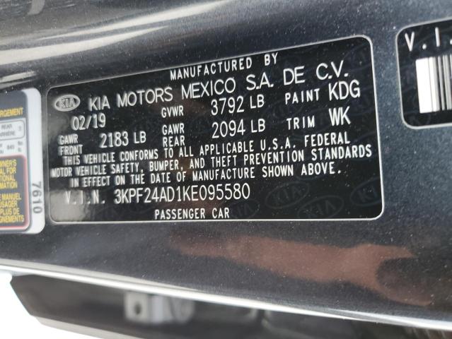 Photo 12 VIN: 3KPF24AD1KE095580 - KIA FORTE FE 