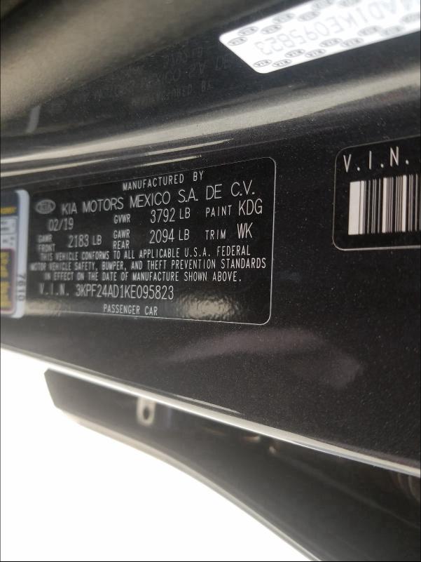 Photo 9 VIN: 3KPF24AD1KE095823 - KIA FORTE FE 