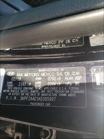 Photo 9 VIN: 3KPF24AD1KE095997 - KIA FORTE 