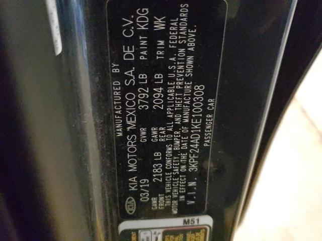 Photo 11 VIN: 3KPF24AD1KE100308 - KIA FORTE FE 