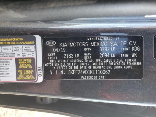 Photo 9 VIN: 3KPF24AD1KE110062 - KIA FORTE FE 