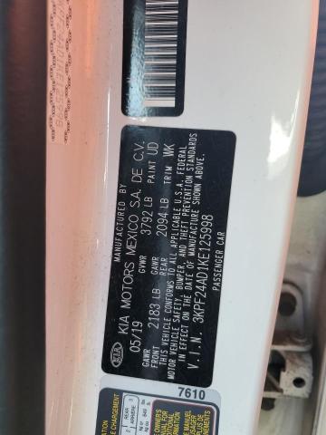 Photo 9 VIN: 3KPF24AD1KE125998 - KIA FORTE FE 