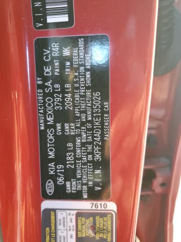 Photo 11 VIN: 3KPF24AD1KE135026 - KIA FORTE FE 