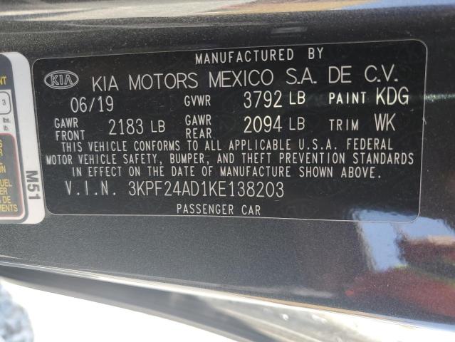 Photo 11 VIN: 3KPF24AD1KE138203 - KIA FORTE 