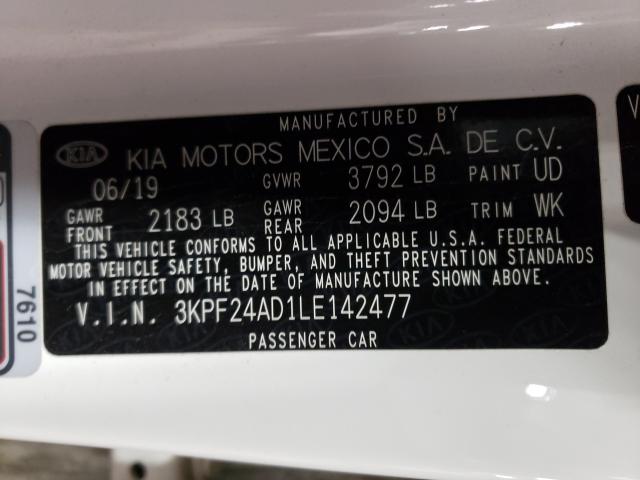 Photo 9 VIN: 3KPF24AD1LE142477 - KIA FORTE FE 