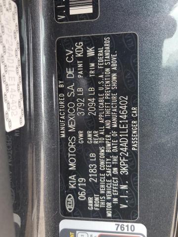 Photo 11 VIN: 3KPF24AD1LE146402 - KIA FORTE 