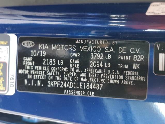 Photo 11 VIN: 3KPF24AD1LE184437 - KIA FORTE 