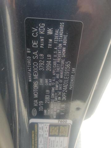 Photo 11 VIN: 3KPF24AD1LE191565 - KIA FORTE 