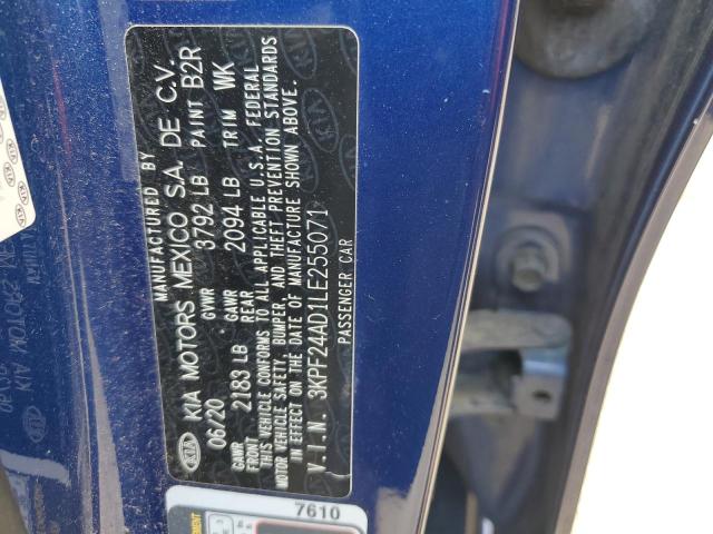 Photo 11 VIN: 3KPF24AD1LE255071 - KIA FORTE 