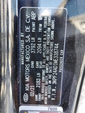 Photo 11 VIN: 3KPF24AD1ME338744 - KIA FORTE FE 