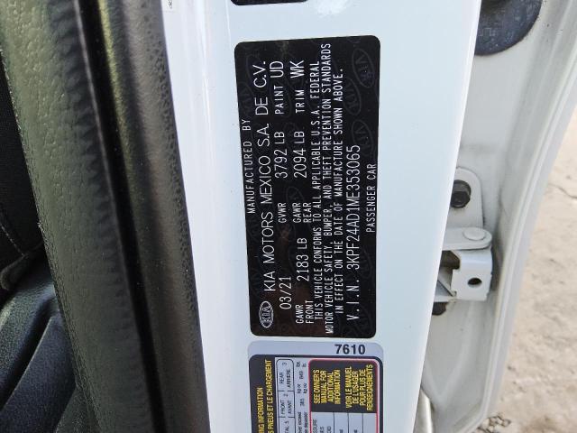 Photo 11 VIN: 3KPF24AD1ME353065 - KIA FORTE FE 