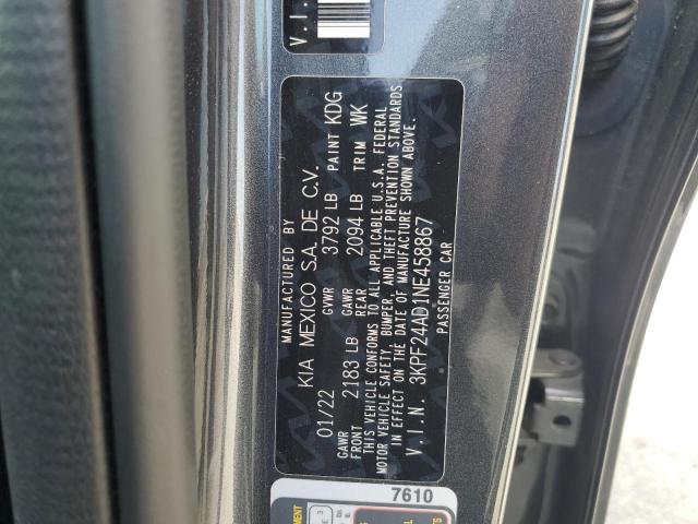 Photo 11 VIN: 3KPF24AD1NE458867 - KIA FORTE FE 