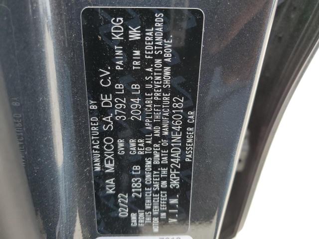 Photo 12 VIN: 3KPF24AD1NE460182 - KIA FORTE 