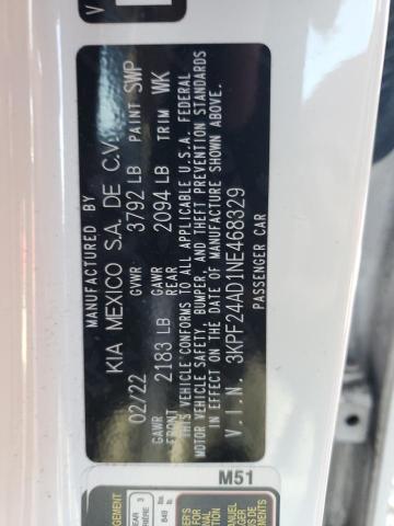 Photo 11 VIN: 3KPF24AD1NE468329 - KIA FORTE FE 