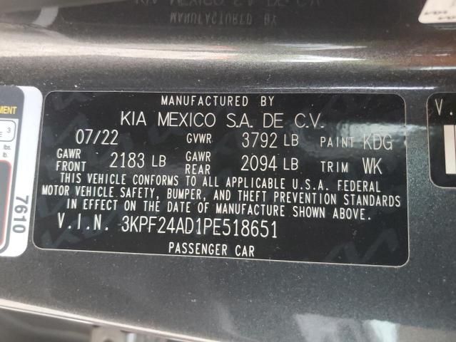 Photo 12 VIN: 3KPF24AD1PE518651 - KIA FORTE LX 