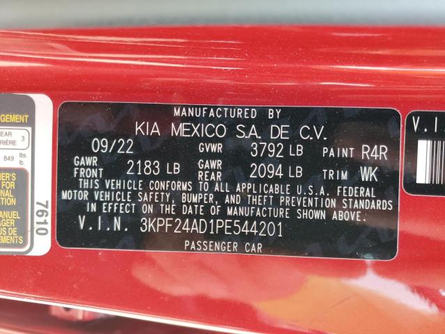 Photo 12 VIN: 3KPF24AD1PE544201 - KIA FORTE LX 