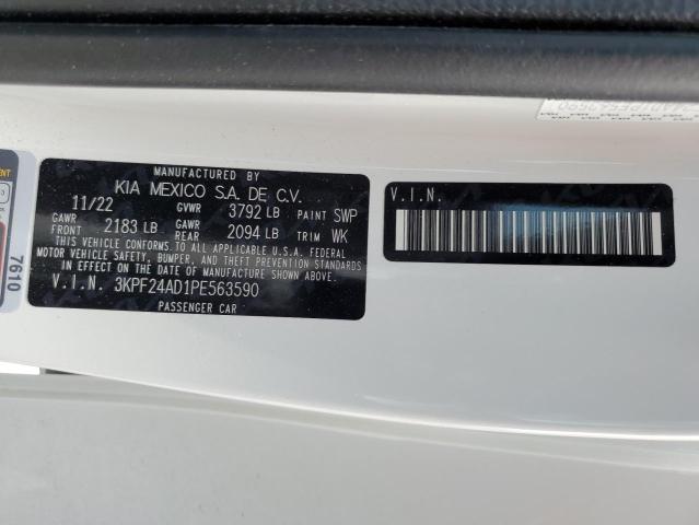 Photo 12 VIN: 3KPF24AD1PE563590 - KIA FORTE LX 