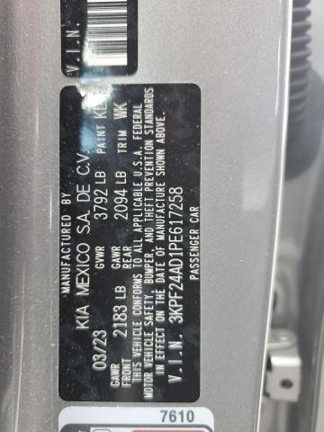 Photo 11 VIN: 3KPF24AD1PE617258 - KIA FORTE LX 