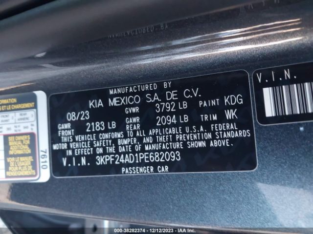 Photo 8 VIN: 3KPF24AD1PE682093 - KIA FORTE 