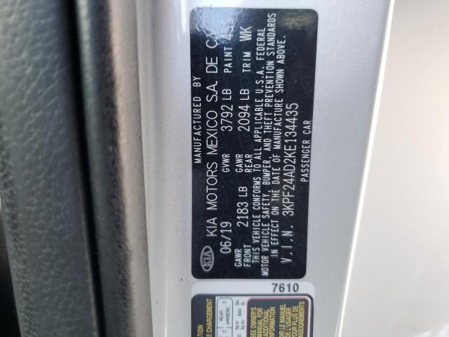 Photo 11 VIN: 3KPF24AD2KE134435 - KIA FORTE 