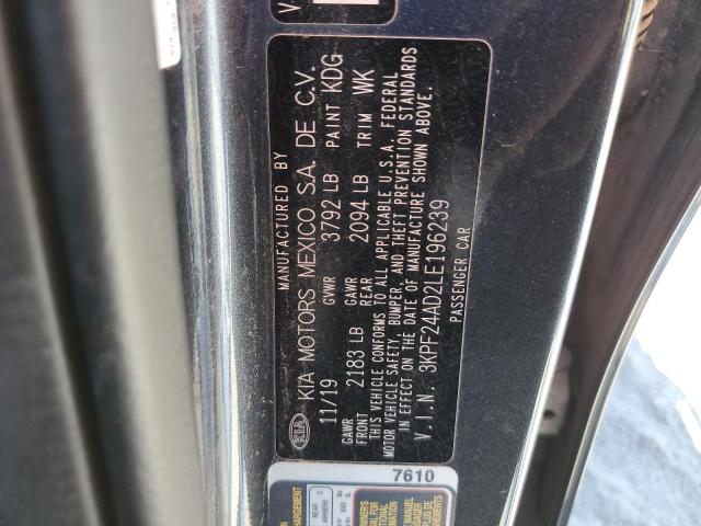 Photo 12 VIN: 3KPF24AD2LE196239 - KIA FORTE FE 