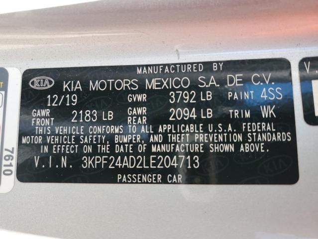 Photo 12 VIN: 3KPF24AD2LE204713 - KIA FORTE 