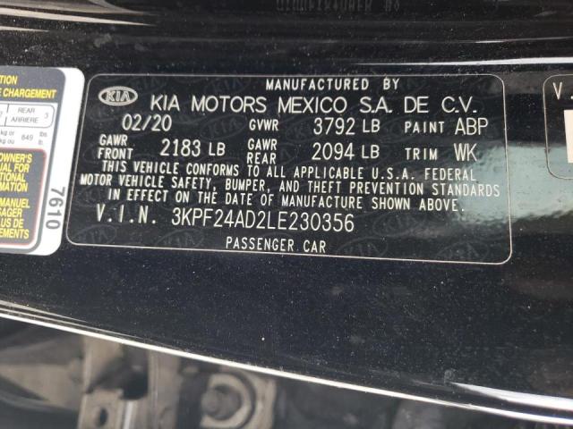 Photo 9 VIN: 3KPF24AD2LE230356 - KIA FORTE FE 