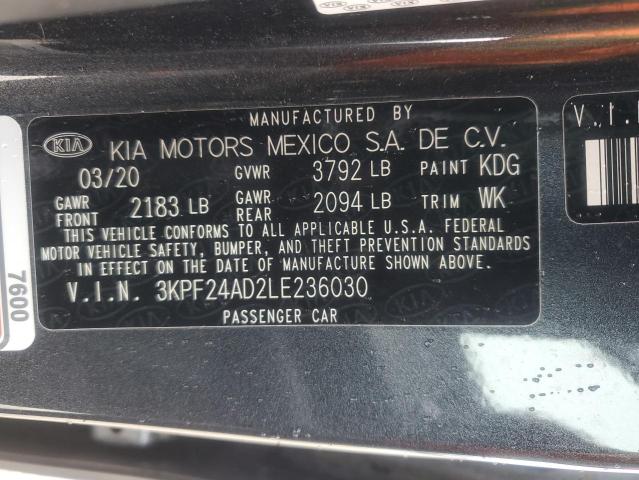 Photo 12 VIN: 3KPF24AD2LE236030 - KIA FORTE 