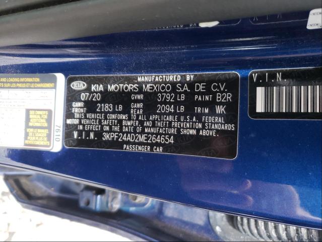 Photo 9 VIN: 3KPF24AD2ME264654 - KIA FORTE FE 