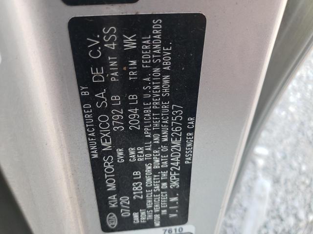 Photo 11 VIN: 3KPF24AD2ME267537 - KIA FORTE FE 