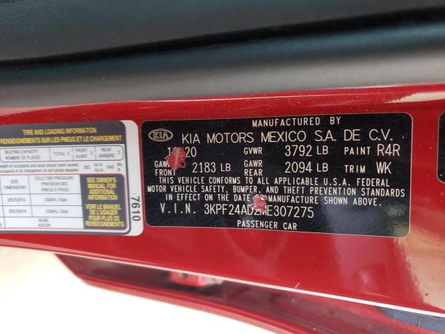 Photo 12 VIN: 3KPF24AD2ME307275 - KIA FORTE FE 