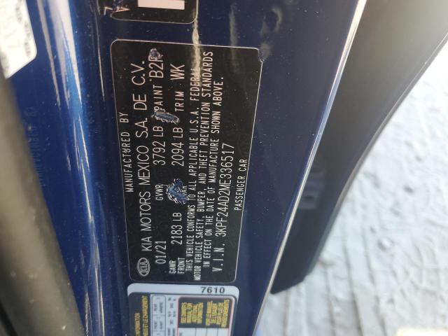 Photo 12 VIN: 3KPF24AD2ME336517 - KIA FORTE FE 