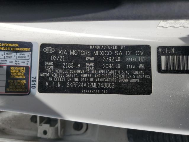 Photo 11 VIN: 3KPF24AD2ME348862 - KIA FORTE FE 