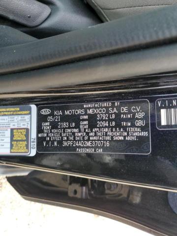 Photo 12 VIN: 3KPF24AD2ME370716 - KIA FORTE FE 